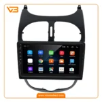 قاب مانیتور اندروید پژو 206 بهمراه سوکت